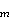 m