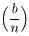 (b/n)