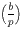 (b/p)