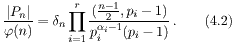 |P_n|/phi(n)=  (4.2)