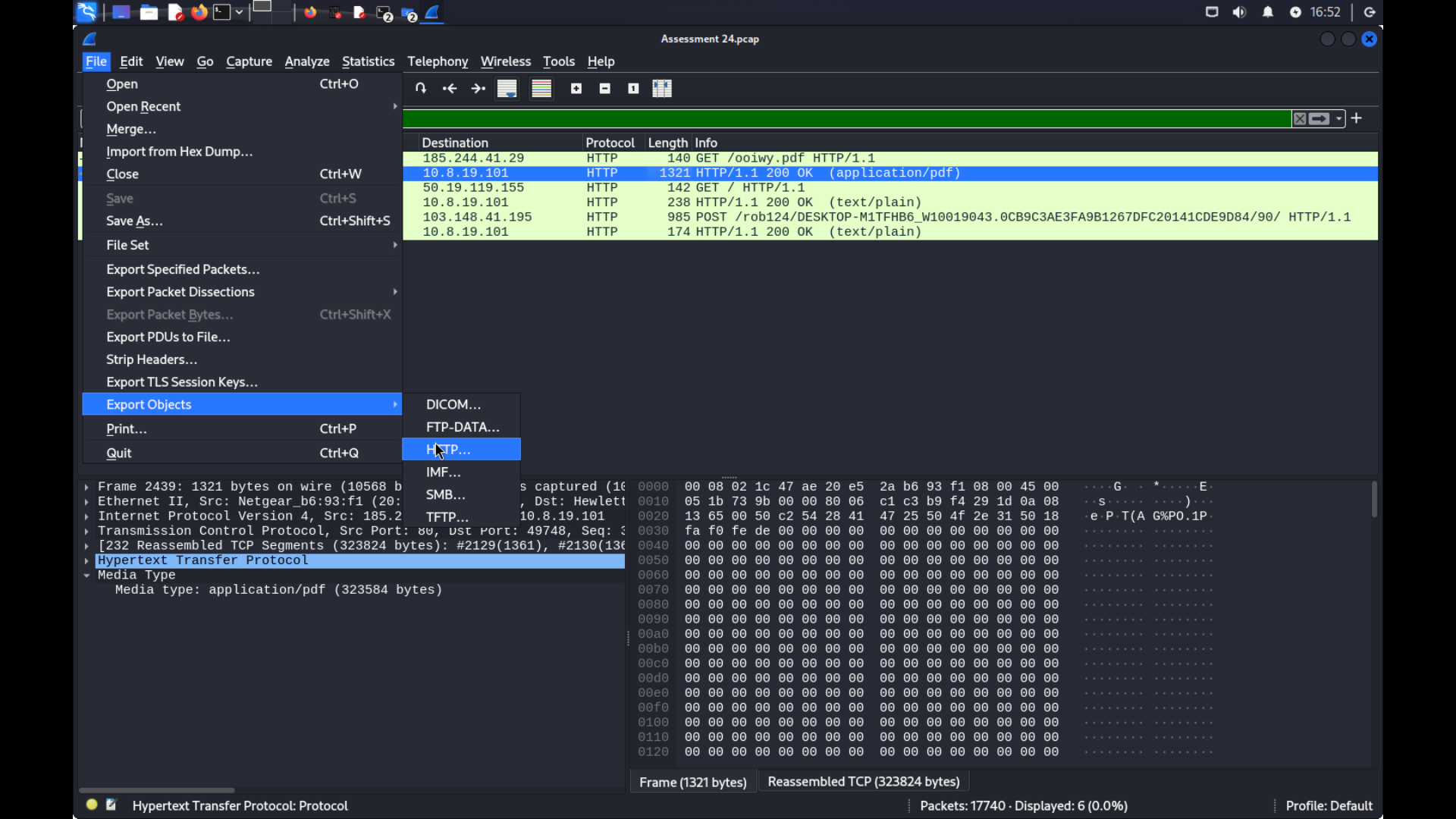 HTTP Object Extraction