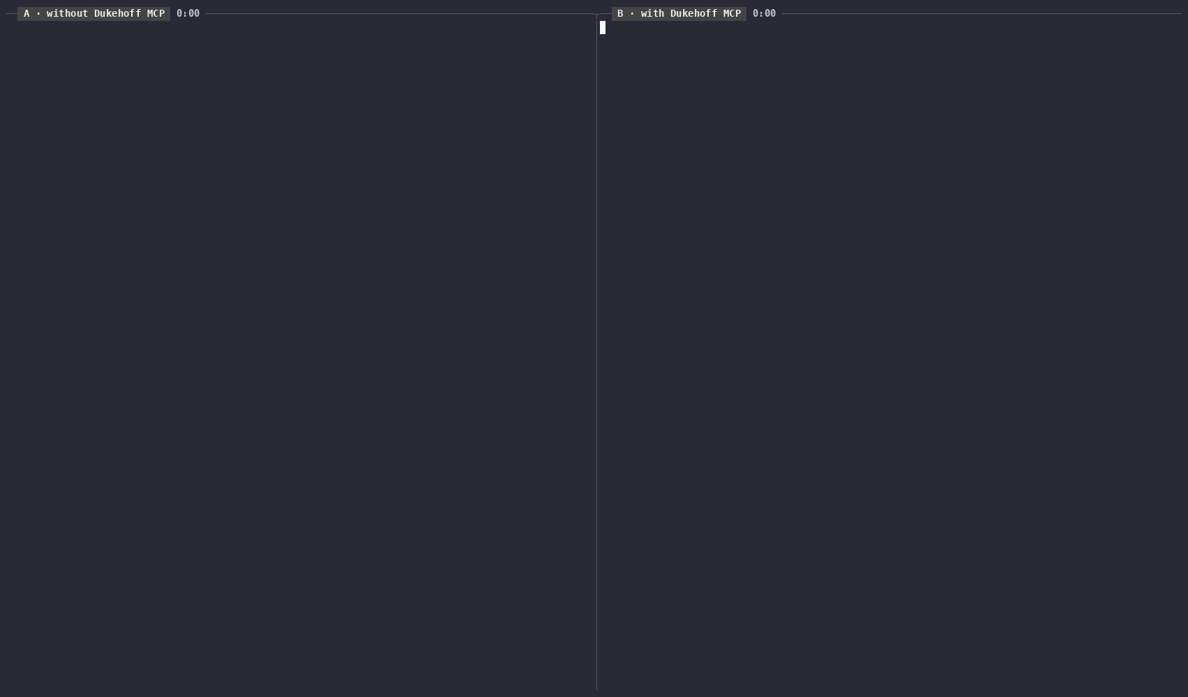 Claude Code renames a method in Apache Commons Lang, without the server on the left and with it on the right