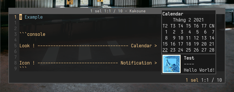 dunst screenshot 2
