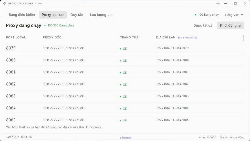 Proxy Config
