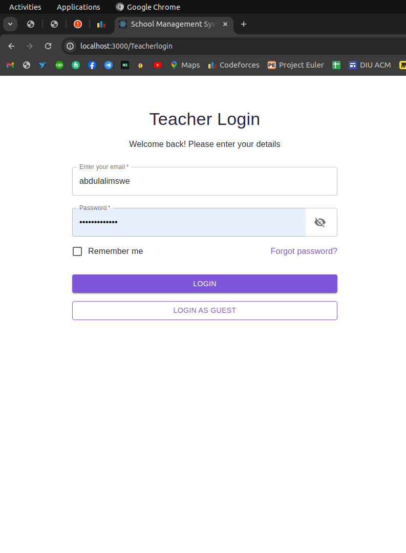 TeacherLogin