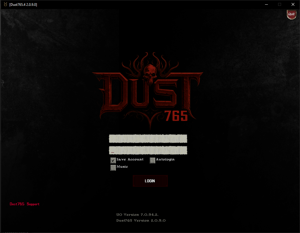 Login Screen
