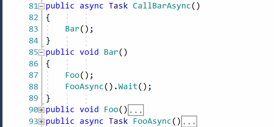 Converter method to async