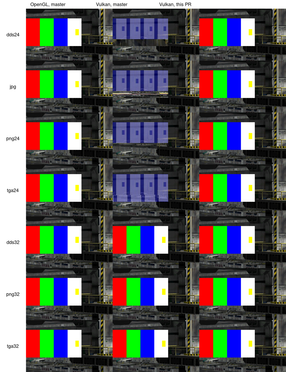 EFF frame formats, OpenGL master, Vulkan master, Vulkan with this PR