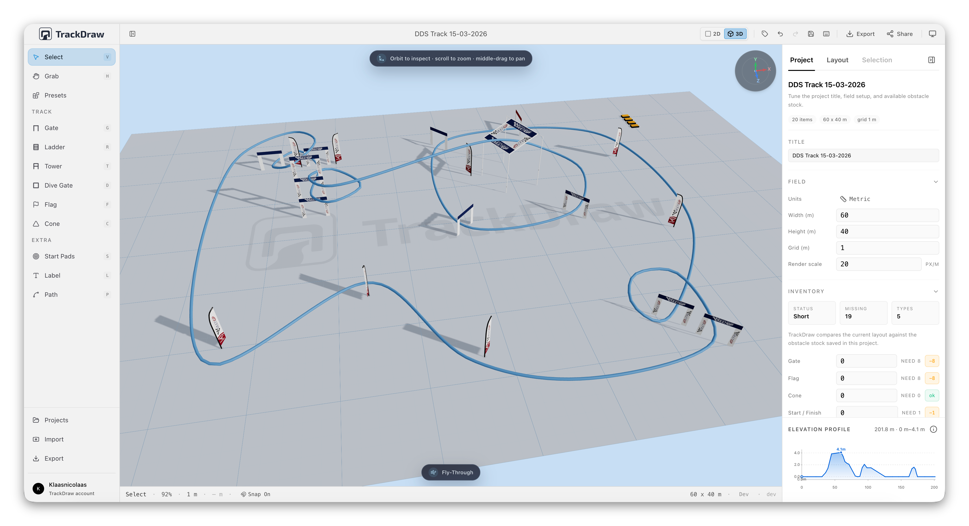 TrackDraw editor showcase