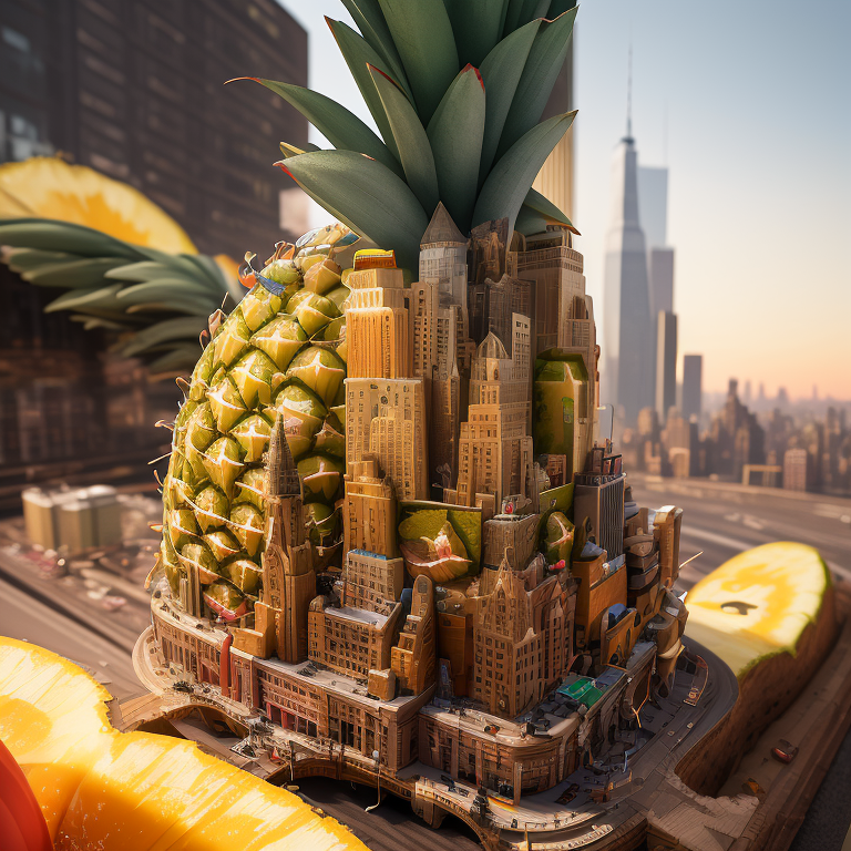 a new york pineapple