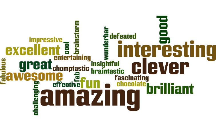 Wordle of Chomp reviews after Winchester Science Centre Visit