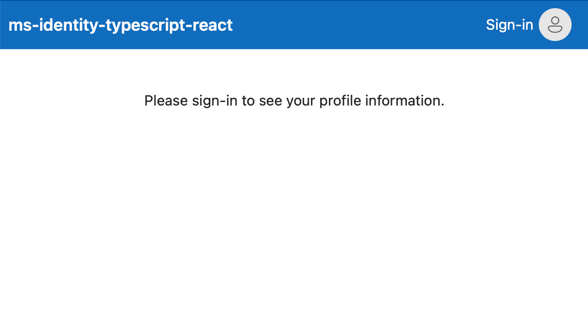 Sign-in Page