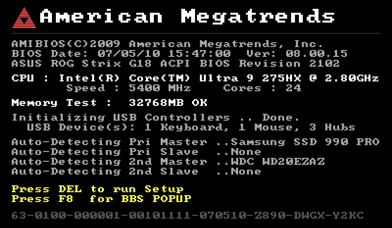 dwgx.menu · AMIBIOS POST