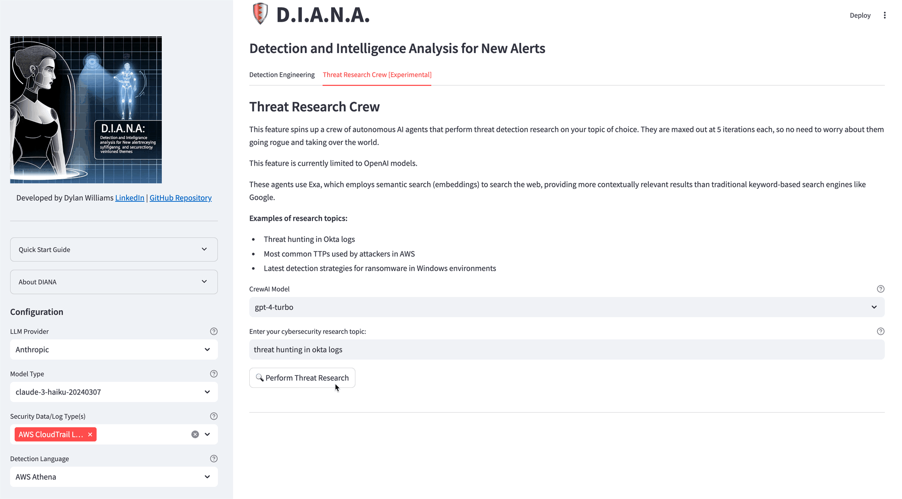 DIANA Workflow