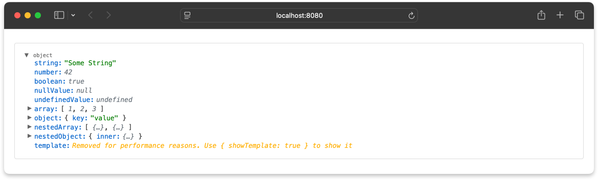 HTML Output