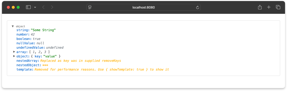 HTML Output