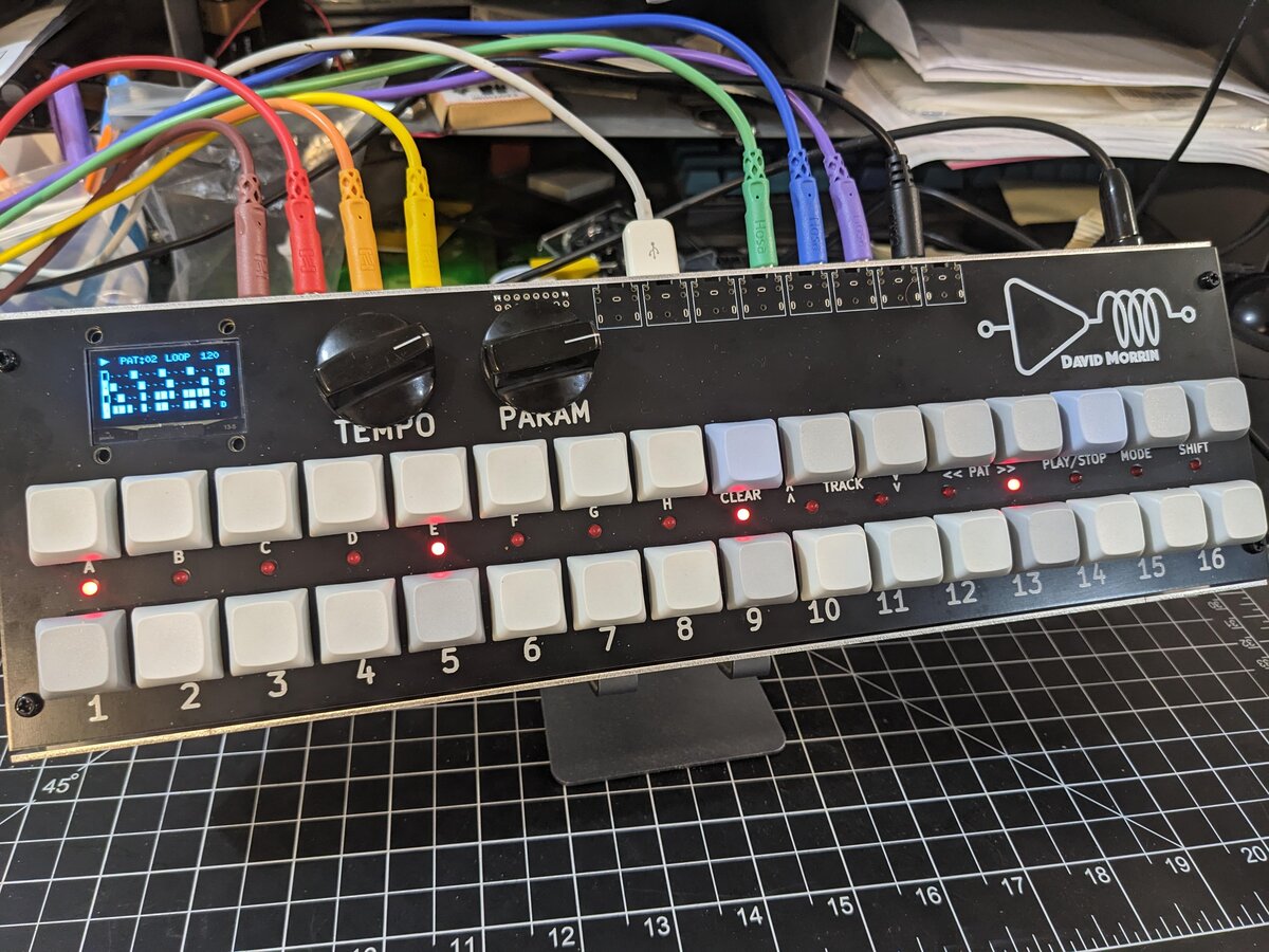 Teensy step sequencer, from the project README