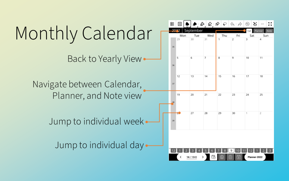 Monthly Calendar