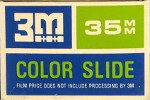 3M ColorSlide ISO 100 film packaging