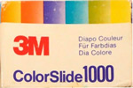Ferrania 3M Colorslide1000 (Ferrania) film packaging