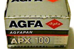 Agfa APX 100 Professional AGFAPAN film packaging