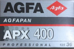 Agfa APX 400 Professional AGFAPAN film packaging