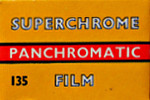 Standard Superchrome Panchromatic Film Bott & Sons LTD film packaging