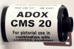 Agfa Adox CMS 20 film packaging