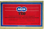 Adox TEO for line and halftone / für Strich und Raster film packaging