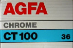 Agfa Agfachrome CT100 / 100S (shades improved) film packaging