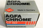 Agfa Agfachrome CT50 film packaging