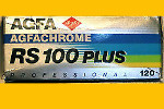 Agfa AGFACHROME RS 100 Plus Professional RS100+ RS100plus film packaging