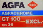 Agfa Agfachrome CT100 / 100S (gradation improved) EXCL film packaging