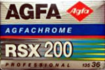Agfa AGFACHROME RSX200 Professional film packaging