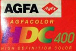 Agfa Agfacolor CNS400 film packaging