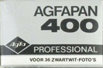 Agfa Agfapan 400 Professional film packaging