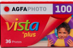 Fujifilm AgfaPhoto Vista plus 100 +100 film packaging