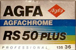 Agfa AGFACHROME RS 50 Plus Professional RS50+ RS50plus film packaging