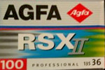 Agfa AGFACHROME RSX II 100 Professional RSXII100 film packaging
