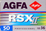 Agfa AGFACHROME RSX II 50 Professional RSXII50 film packaging
