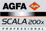 Agfa SCALA 200X Professional B&W slides film packaging