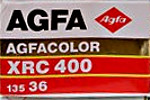 Agfa AGFACOLOR XRC400 film packaging
