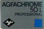 Agfa Agfachrome 50L Professional Artificial Light (Blue square... film packaging