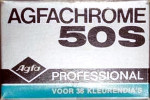Agfa Agfachrome 50S / 50L Professional L50 film packaging