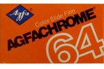 Agfa Agfachrome 64 Professional film packaging