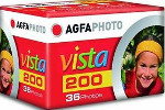Ferrania AgfaPhoto Vista 200 film packaging