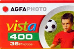 Ferrania AgfaPhoto Vista 400 film packaging