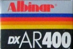 Albinar AR400 Film for color prints ISO 400 film packaging