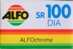 Fujifilm Alfo SR100 Dia ALFOChrome film packaging