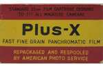 Kodak American Photo Service – Plus-X film packaging